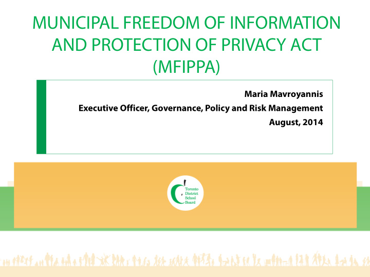 maria mavroyannis executive officer governance policy and