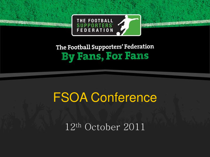 fsoa conference