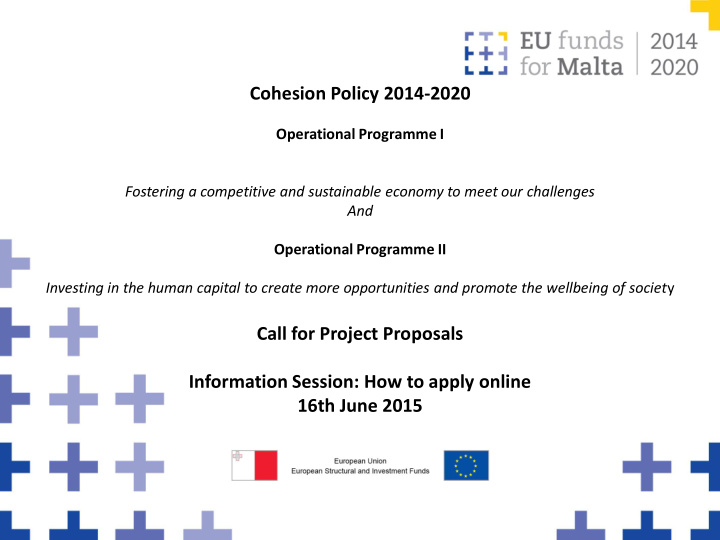call for project proposals