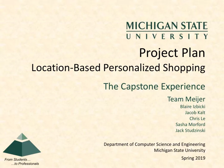 project plan
