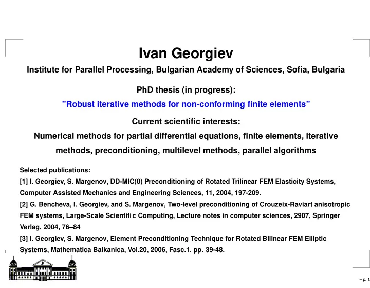 ivan georgiev