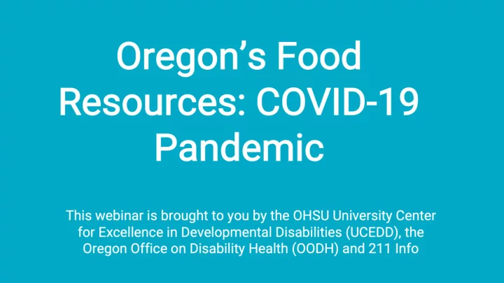 oregon state university extension service