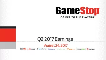 This presentation contains forward-looking statements within the meaning of the Private