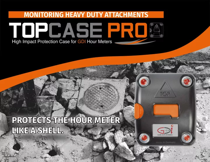 protects the hour meter like a shell the unique
