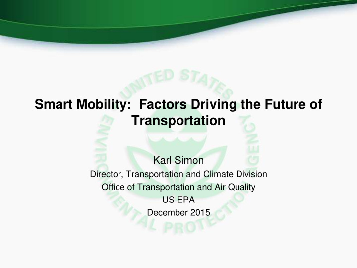 smart mobility factors driving the future of