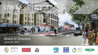 Board of Directors  June 20, 2017  1  Transportation Goals  Globally-proven solution to address