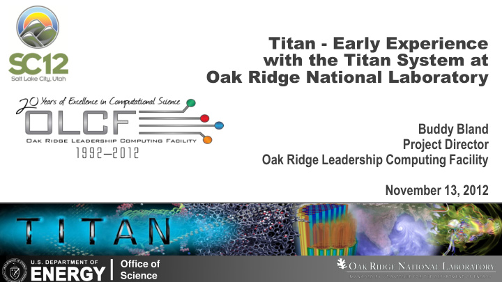 oak ridge national laboratory