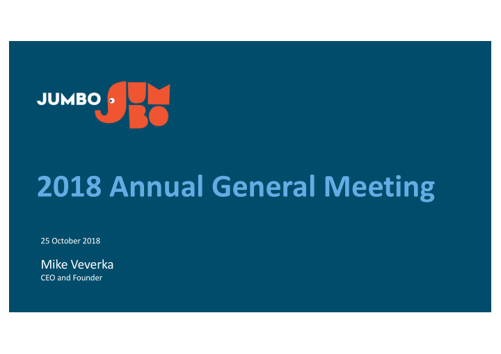 2018 annual general meeting