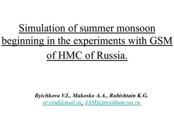 of HMC of Russia. Byichkova V.I., Makosko  .  ., Rubishtain K.G. er-riad@mail.ru,