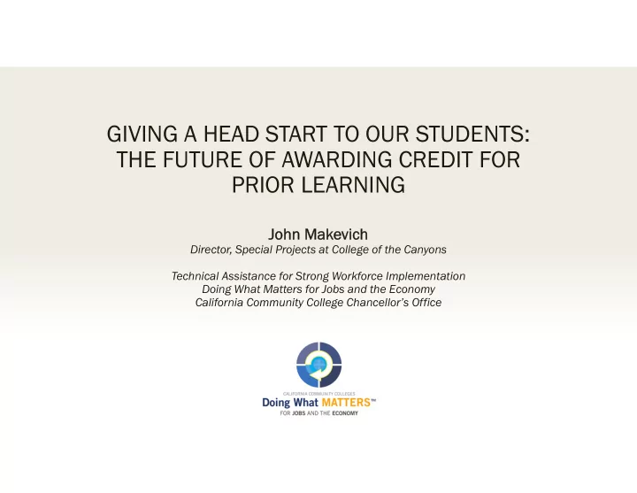 giving a head start to our students the future of