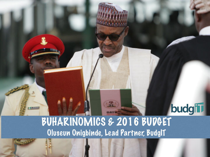 buharinomics 2016 budget