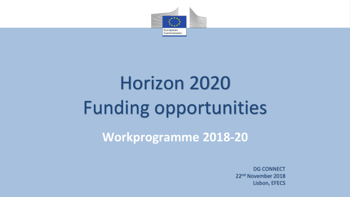 horizon 2020 funding opportunities