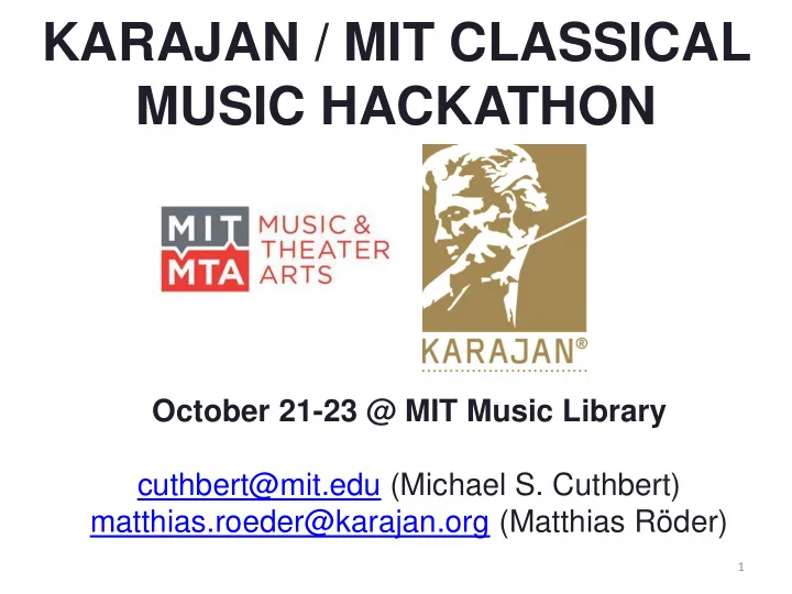 karajan mit classical