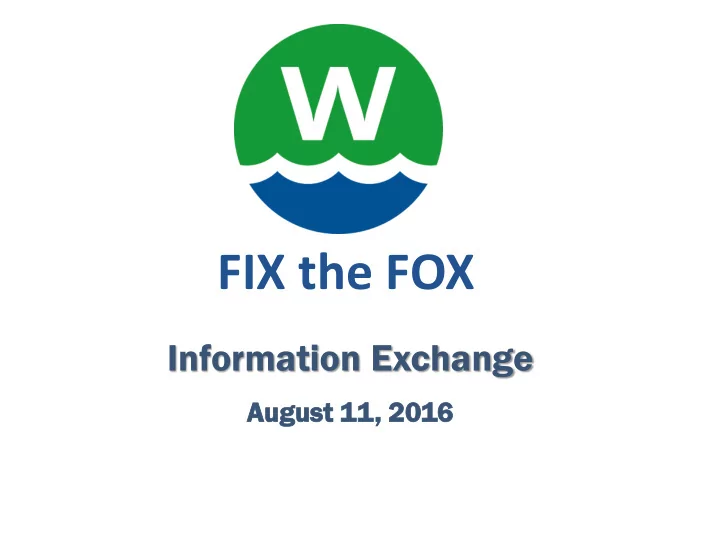 fix the fox