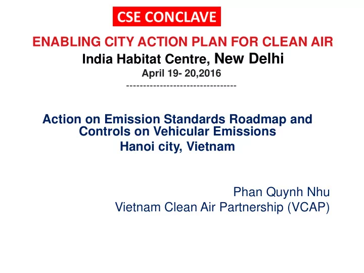 cse conclave
