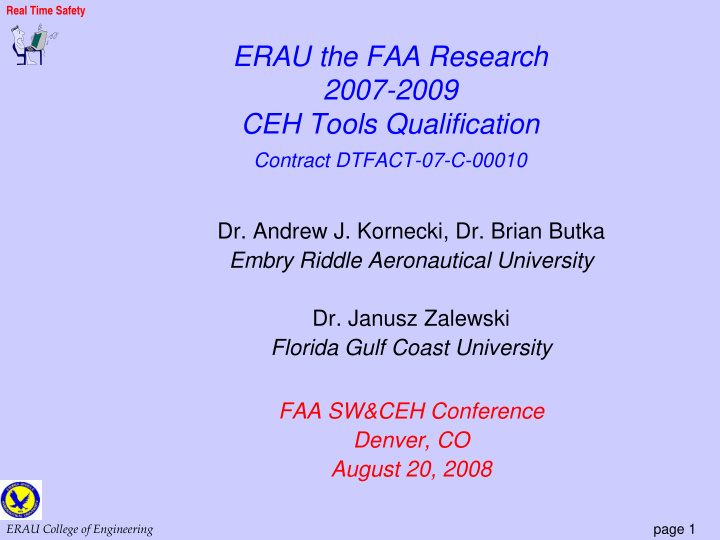 erau the faa research 2007 2009 ceh tools qualification