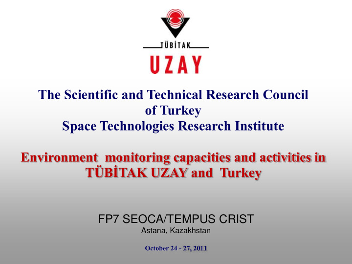 the scientific and technical research council