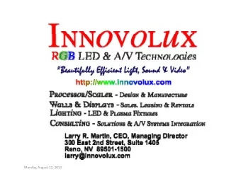 Monday, August 12, 2013 58 Products &amp; Services 9 Being Marketed Now  k  d Head Worn Microphone