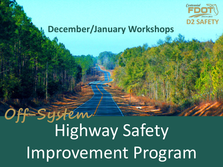 highway safety improvement program agenda