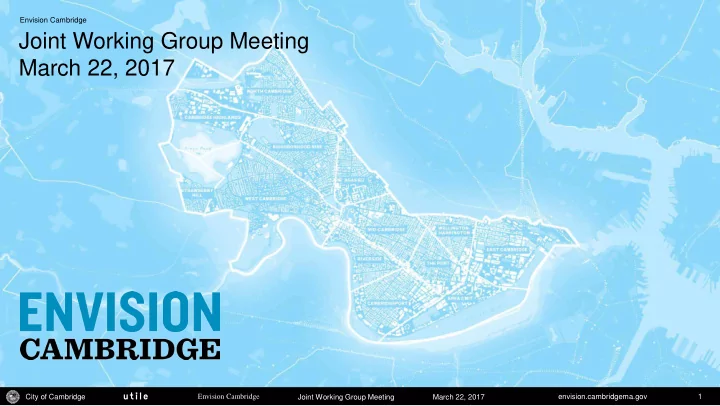 joint working group meeting march 22 2017