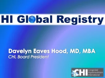 1  2015 Hig hlig hts  Re se a rc h: o Ra ring  to  Go  fo r CHI  Re se a rc h Awa rd  Advo c a te