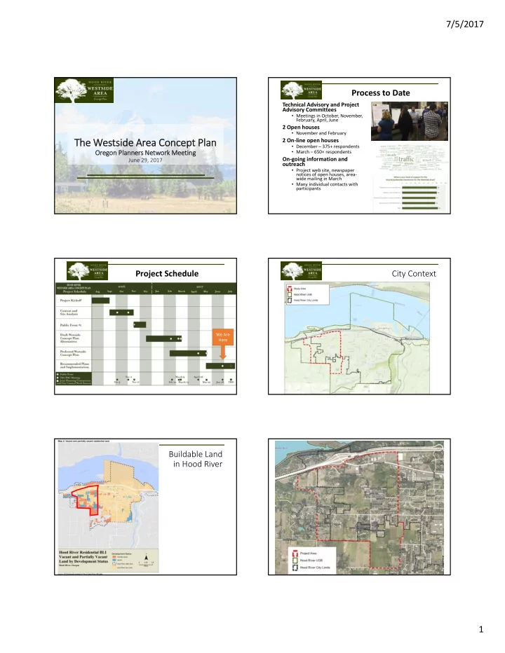 the we the westside ar area ea con concep ept plan plan