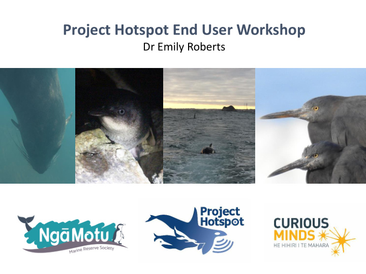 project hotspot end user workshop