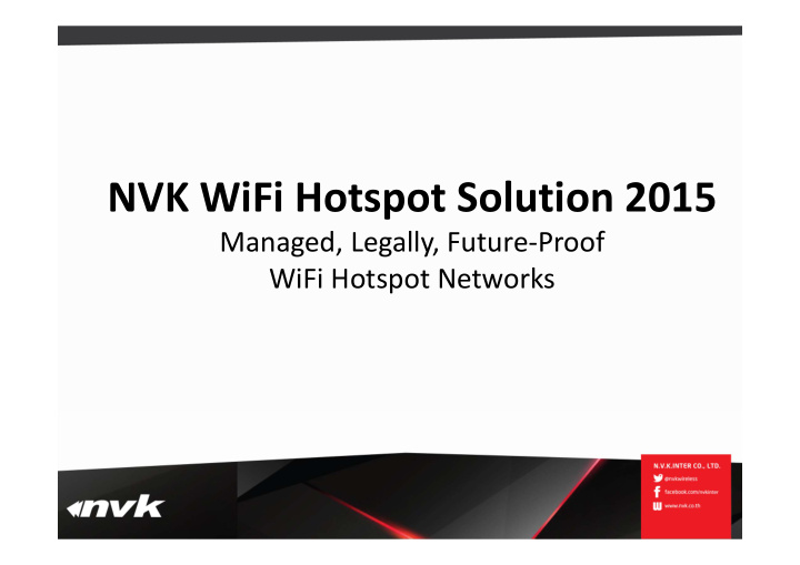 nvk wifi hotspot solution 2015