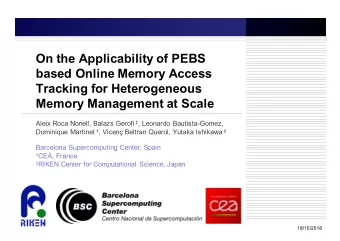On the Applicability of PEBS  based Online Memory Access  Tracking for Heterogeneous  Memory