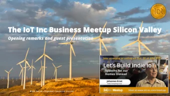 The IoT Inc Business  The IoT Inc Business Meetup  Meetup Silicon  Silicon Valley  Valley  Op