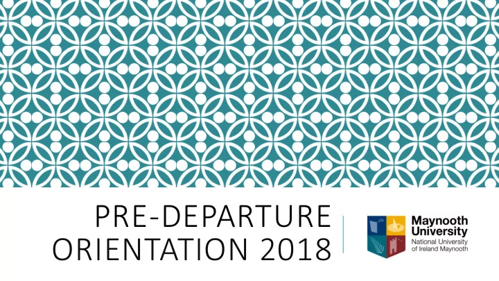 orientation 2018 welcome