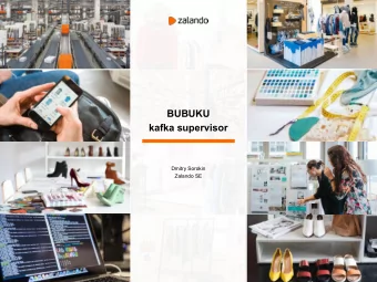 BUBUKU  kafka supervisor  Dmitry Sorokin  Zalando SE  What is supervisor  From wikipedia: