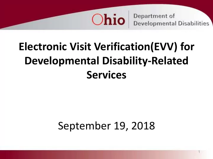 developmental disability related