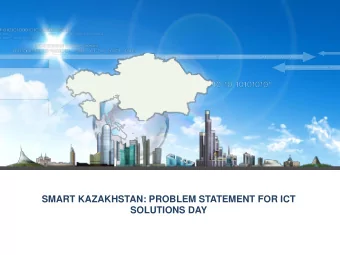 SOLUTIONS DAY  About Kazakhstan 9 th largest, the largest landlocked country, located  in Europe