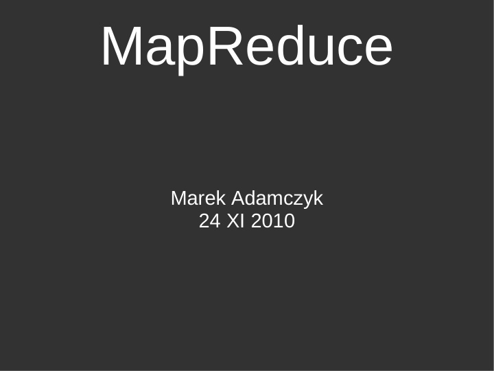 mapreduce
