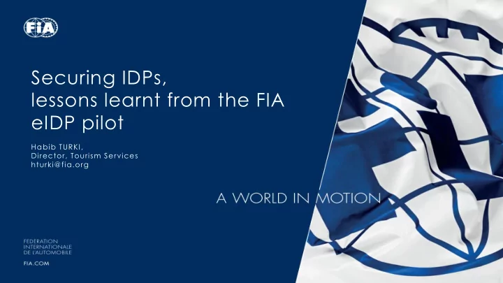 securing idps