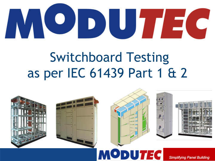 switchboard testing as per iec 61439 part 1 2
