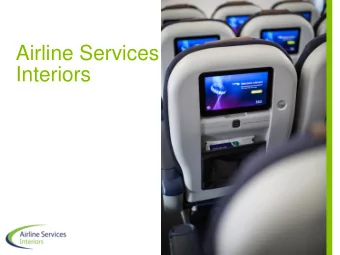 Interiors  1  Airline Services Group  Providing high quality aviation support for nearly 30
