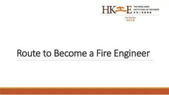 Route to Become a Fire Engineer  Fire Engineering Projects in Hong Kong  Skyscrapers in HK