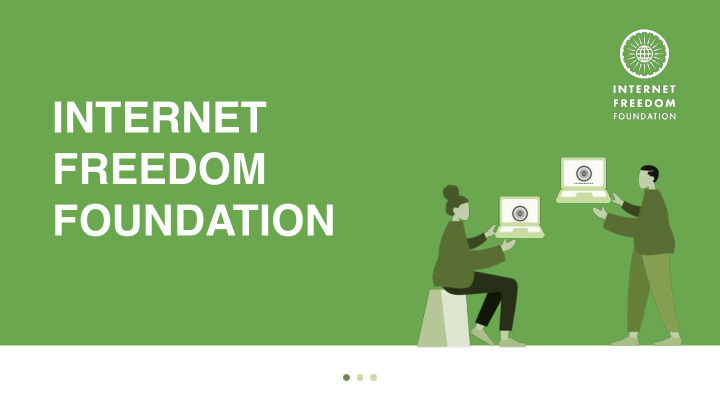internet freedom foundation who we are