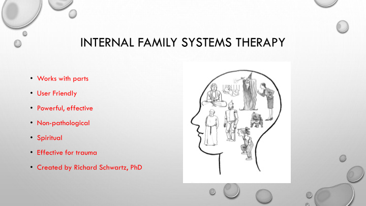 internal family systems therapy