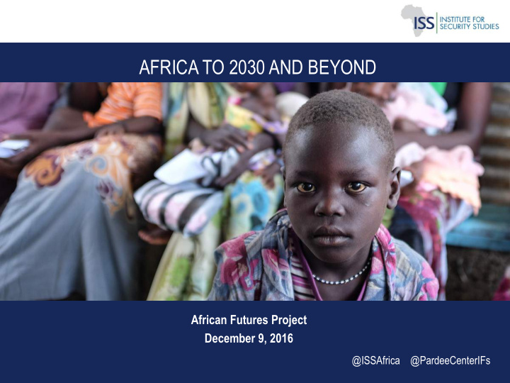 africa to 2030 and beyond