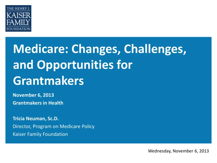 and opportunities for