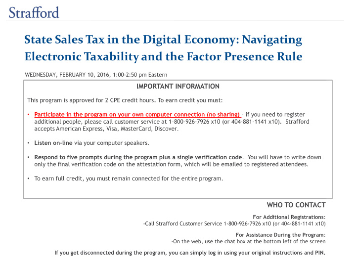 state sales tax in the digital economy navigating