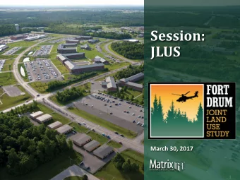 Session:  JLUS  March 30, 2017  1  Mike Hrapla  Vice President  Deputy Project Manager  Celeste