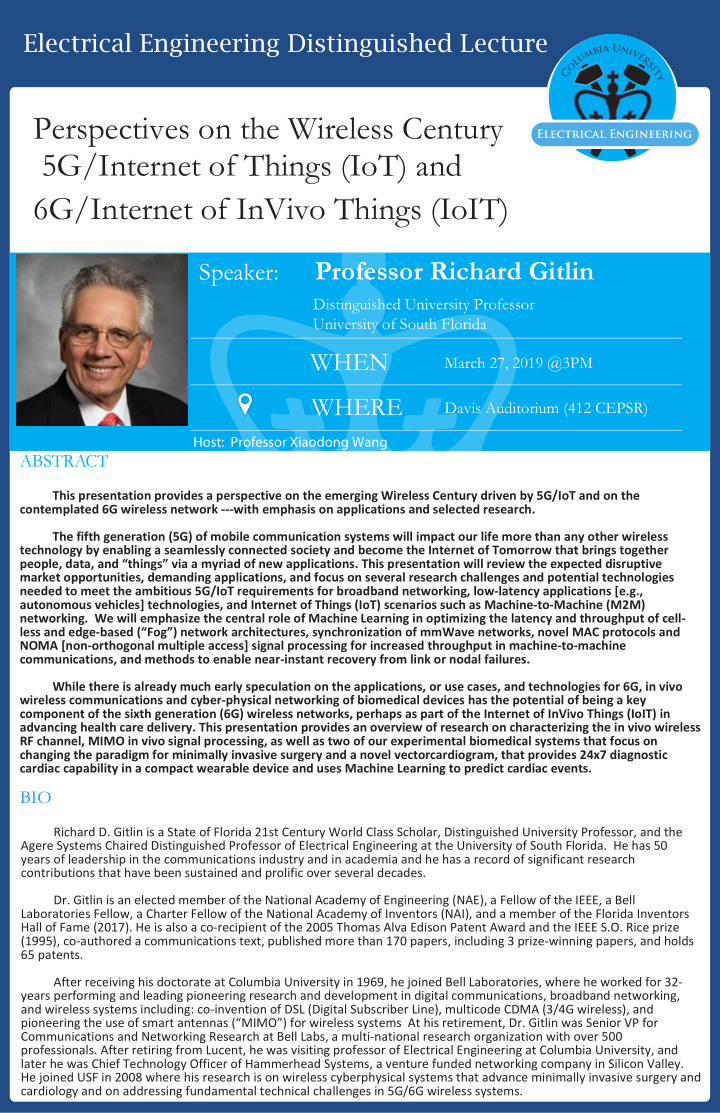 perspectives on the wireless century 5g internet of