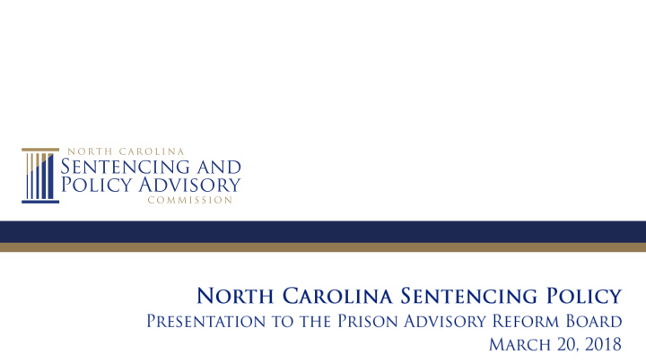 nc sentencing and policy advisory commission