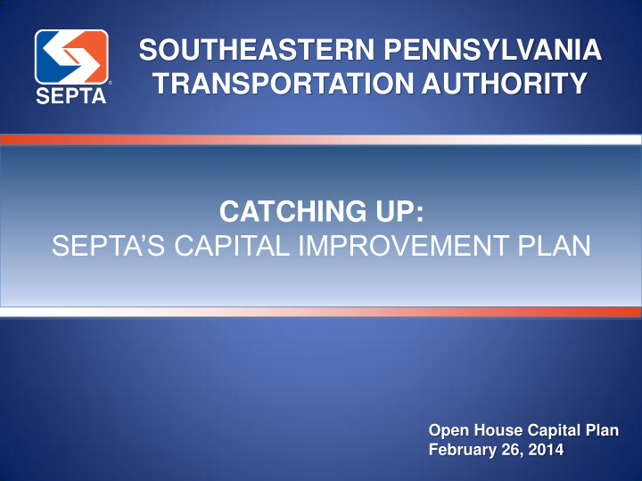 southeastern pennsylvania transportation authority