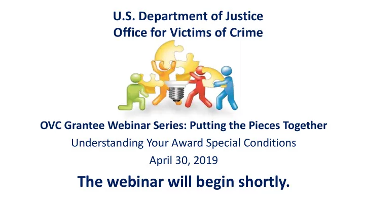 the webinar will begin shortly team of presenters