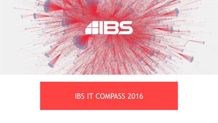 ibs it compass 2016 thank you thank you for great 2016